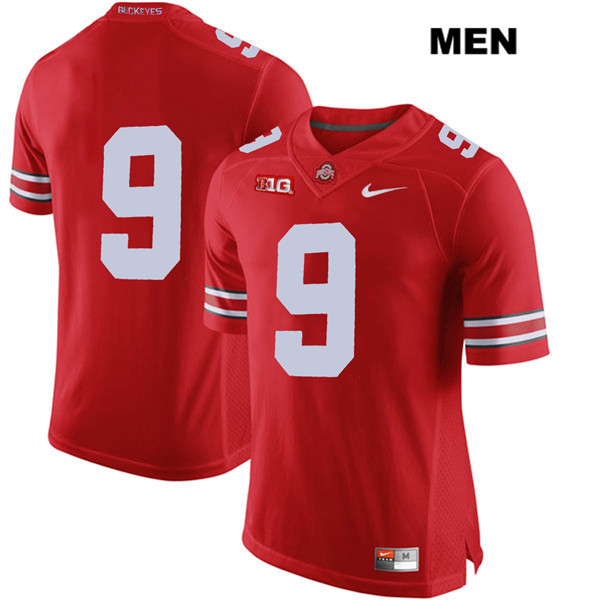 Ohio State Buckeyes Men's Jashon Cornell #9 Red Authentic Nike No Name College NCAA Stitched Football Jersey QV19G76GZ